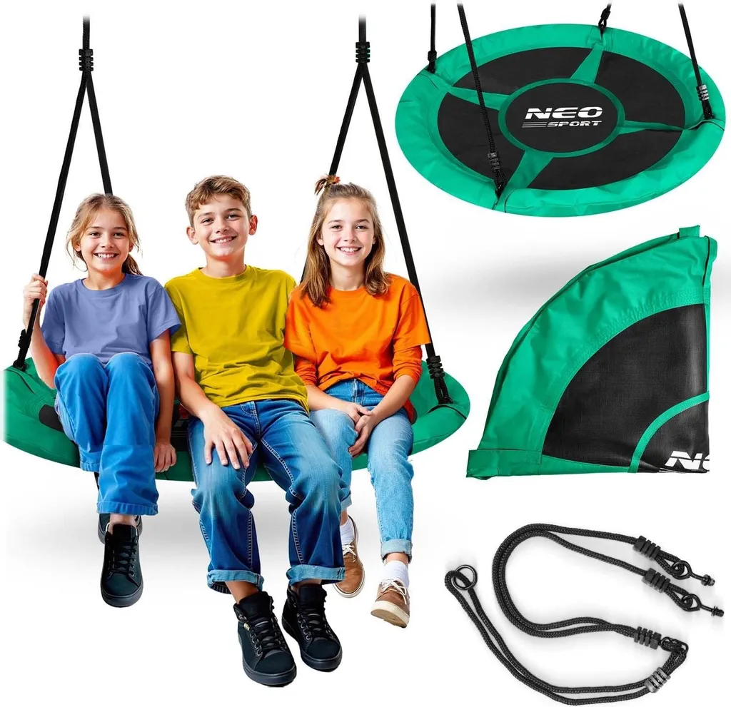 Neo-Sport Swingo 110 cm: Altalena a Nido Professionale per Esterni