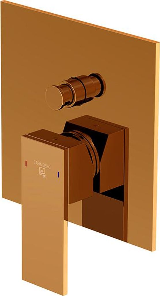 Steinberg Serie 160 Dusch-/Wannenarmatur, Fertigmontageset, zwei Verbraucher, 16021033RG