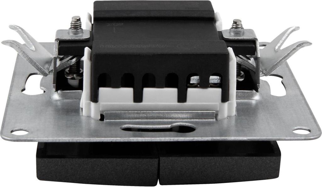MILOS Serien-Schalter 2-fach, Anthrazit 250V/ 10A, inkl. Produktbild 14