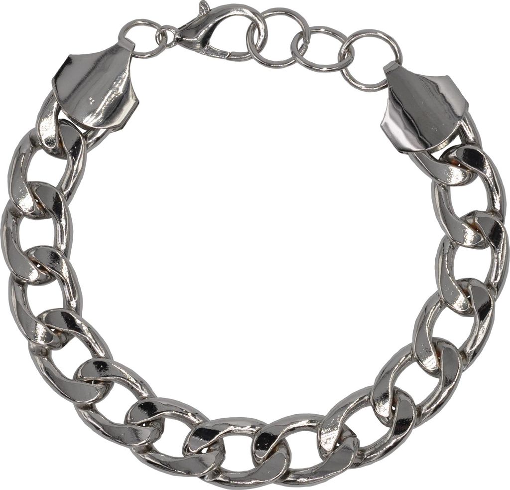 Steuer Modeschmuck Armband Edelstahl 22,5cm silber 445060037