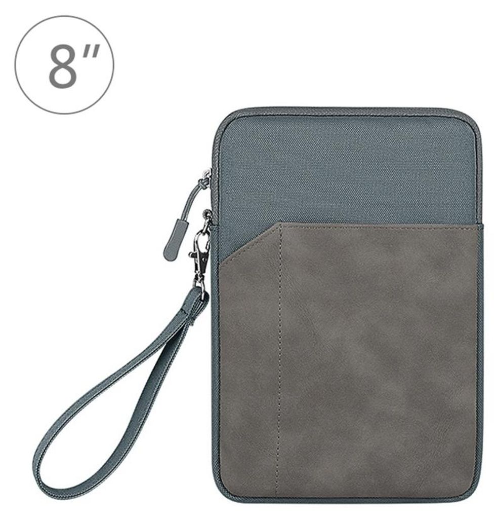 7,9-10,8 Zoll Tablet-Tasche, gepolsterte, stossfeste Tablet-Huelle mit Vordertasche, wasserdichte, tragbare Tablet-Aufbewahrungstasche mit Tragegriff