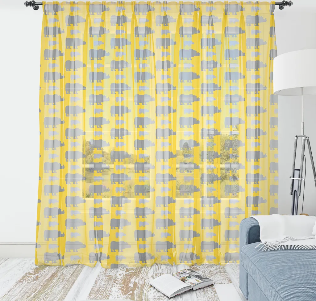 Decorazione Parete XL ABAKUHAUS Arazzo Safari Satin 135x274cm