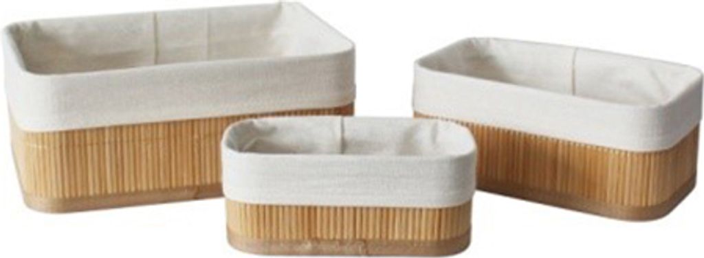 Korb-Set, Bambus, 3-teilig Produktbild 