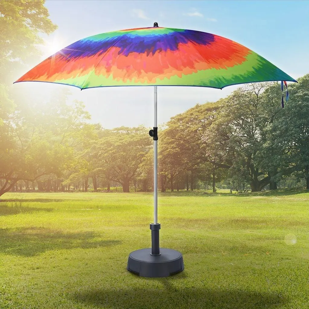 Parasol de Plage 2m Pro Garden Multicolore Idéal Camping et Vacances - 5