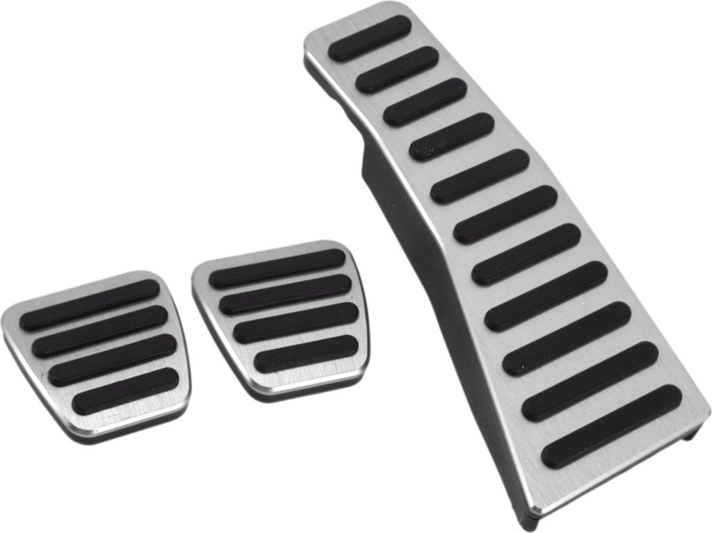 3 Stück Manuelle Fußpedalaufsätze Fußgaspedalabdeckungen Für Honda Civic 2006-2009 Aluminiumlegierung Silberton