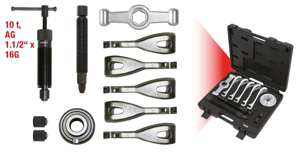 KS TOOLS 700.1400 Extracteur Universel de Moyeu et Arbre de Transmission