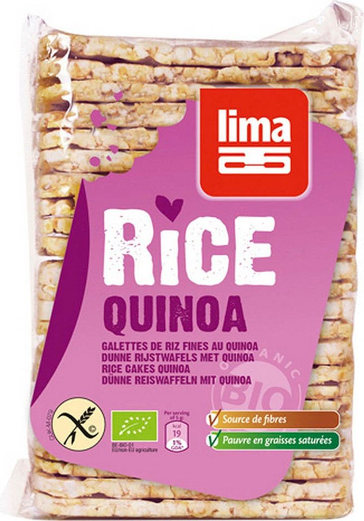 Ciastka ryżowe - Quinoa kwadrat 130g Zdjęcie produktu 