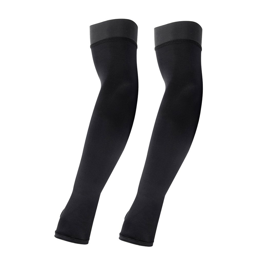 1 Paar Uni-Fahrradärmel aus Eisseide,einfarbig, Sonnenschutz, Armabdeckung, Laufen, Fahren, Basketball, Sportärmel, Schwarz, Einheitsgröße