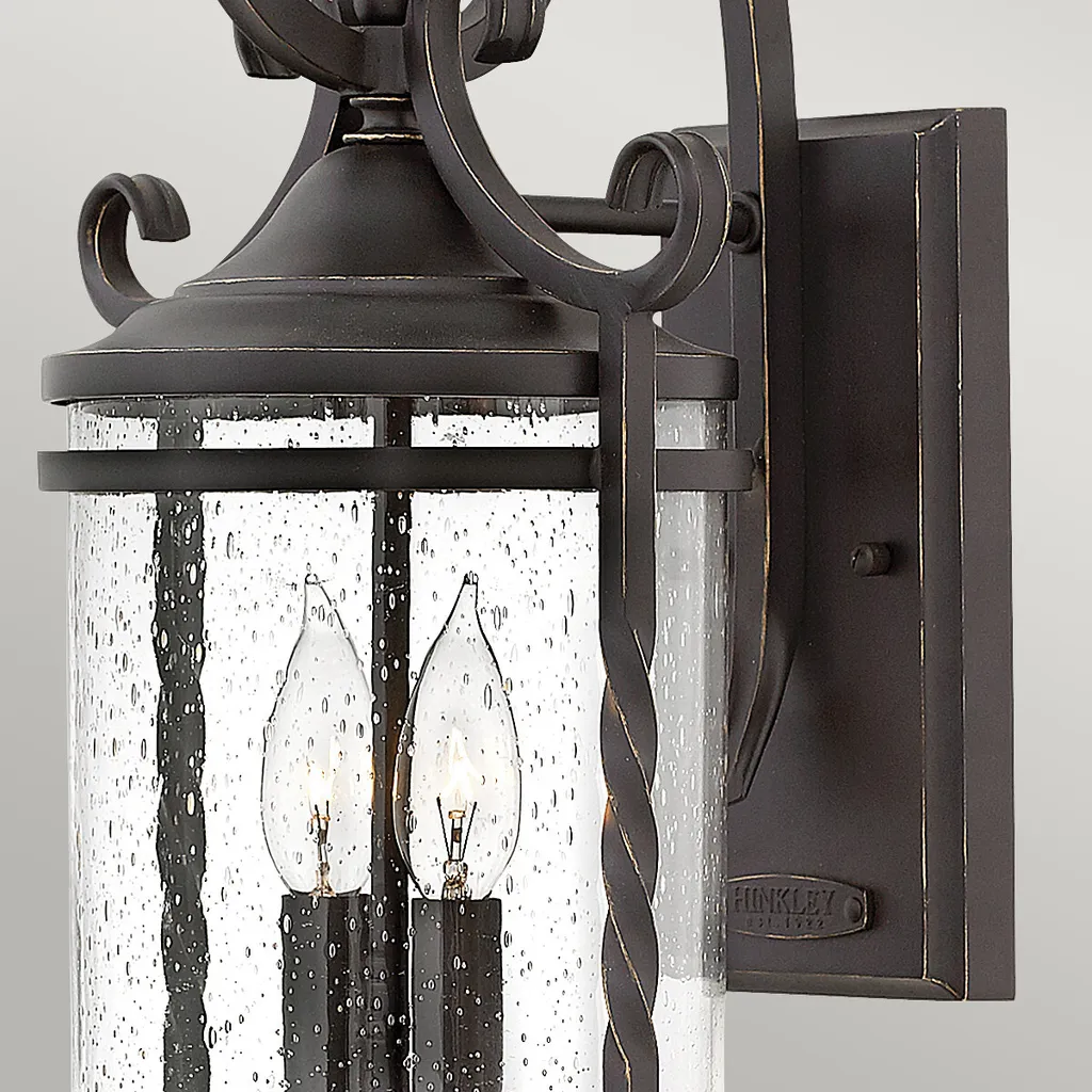 Lanterne murale extérieure rétro Stara czerń en métal noir E14 40W - 3