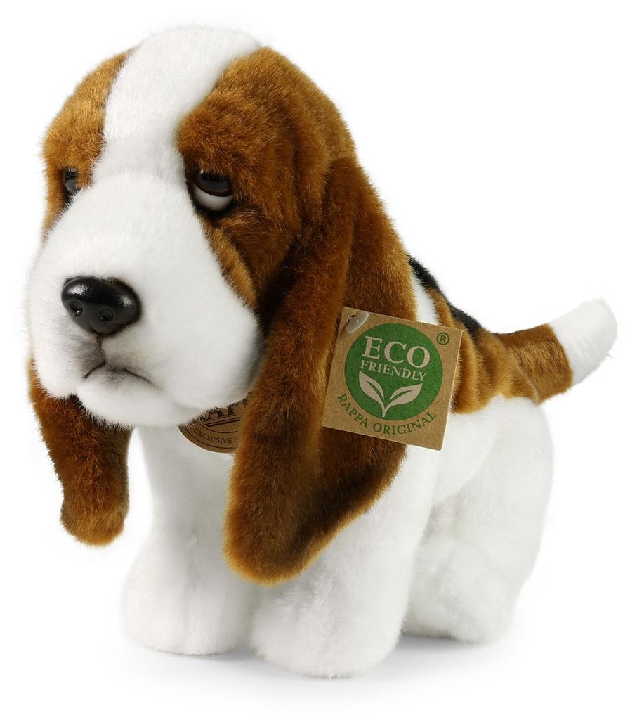 Plüschhund Basset 32 cm – umweltfreundlich Produktbild 