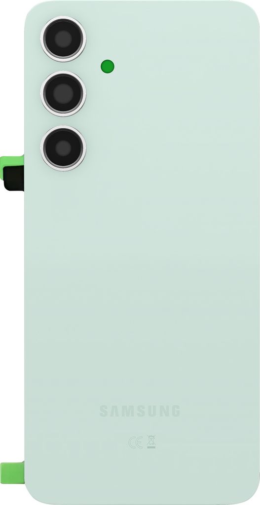 Clappio, Ersatz-Rückglas für Samsung Galaxy S24 FE, Grün