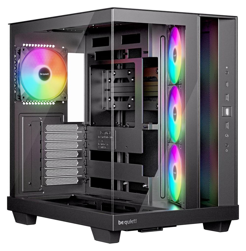 be quiet! Light Base 500 LX Glasfenster schwarz, PC Produktbild 