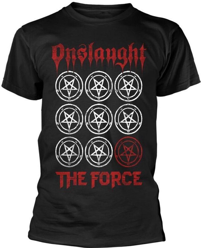 Onslaught - "The Force" T-Shirt für Herren/Damen Uni PH657 (S) (Schwarz)