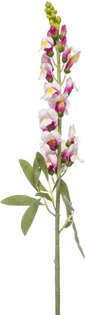 artplants.de Kunstblume Löwenmäulchen LIMORG, Creme-pink, 80cm - Künstliche Blume