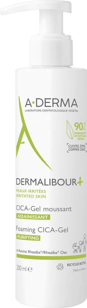 A-DERMA DERMALIBOUR + CICA Reinigungsgel 200 ml Produktbild 