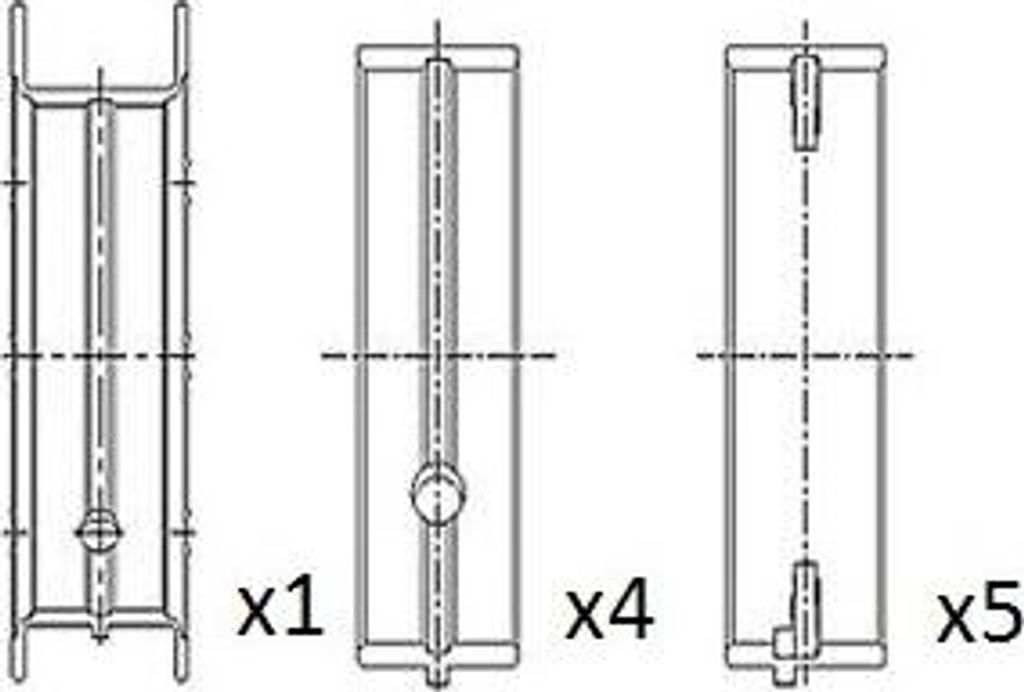 FAI AutoParts Kurbelwellenlager Hauptlager BM1049-STD für OPEL Corsa A CC (S83) 2,139mm 19,4mm 62,3mm