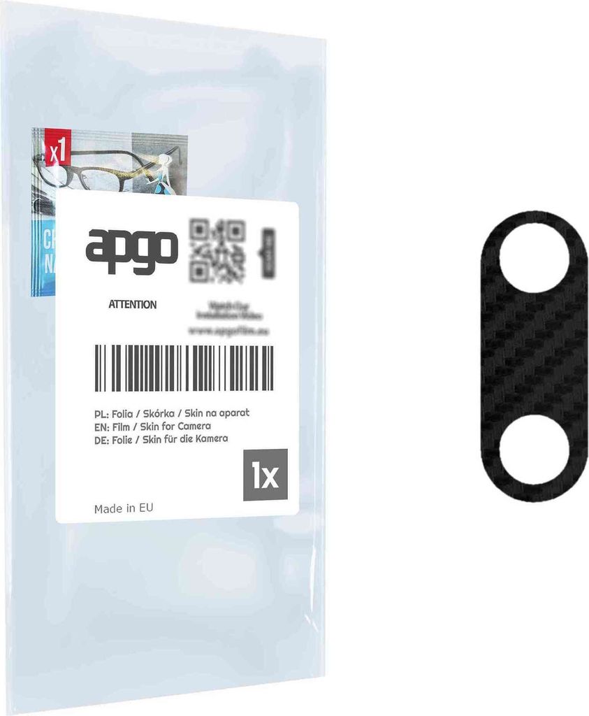 apgo Objektivschutz-Folie, Kameraschutz kompatibel mit Xiaomi Redmi K20 Pro, Carbon-Imitation, Rückseite Schutzfolie für Kamera-Insel, Hinten Fol...