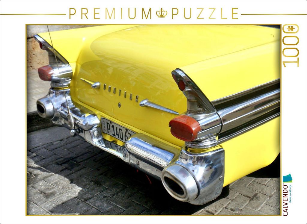 CALVENDO Puzzle Ein Motiv aus dem Kalender BEST OF STAR CHIEF - Ein Pontiac mit vier Sternen | 1000 Teile Lege-Größe 64x48cm Foto-Puzzle für gl...