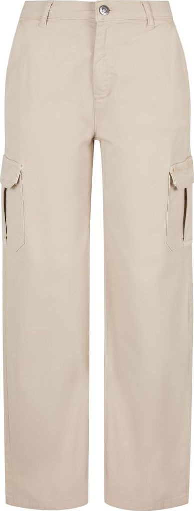 Urban Classics Ladies - High Waist Straight Cargo Hose - W27