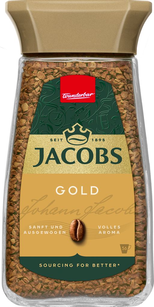 JACOBS Gold 6 x 100g löslicher Kaffee 6 Gläser Produktbild 4