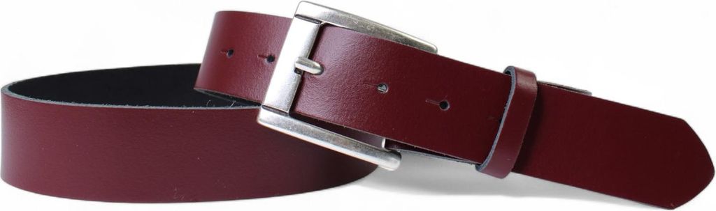FRONHOFER Damen Ledergürtel 4 cm mit altsilbernen Gürtelschnalle, echt Leder