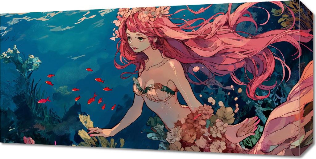 Bild 60x30cm Ozean Nymphe