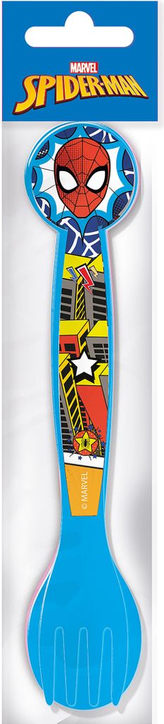 Set di posate Spider-Man CZ11402 Plastica colorata 2 pezzi Immagine del prodotto 