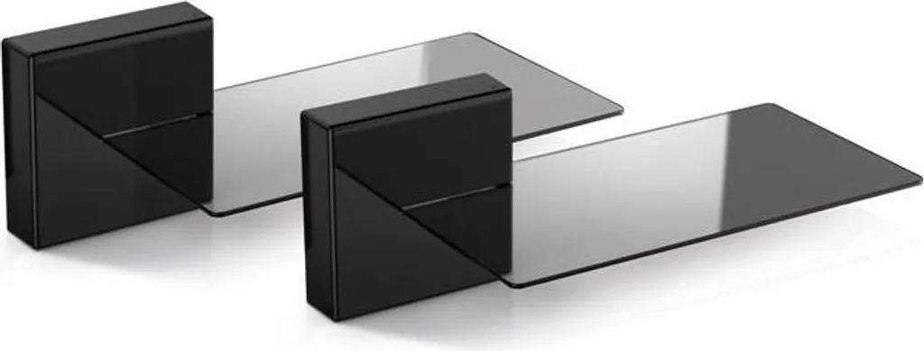 Meliconi Ghost Cubes Soundbar Nero - Supporto Parete Design Made in Italy