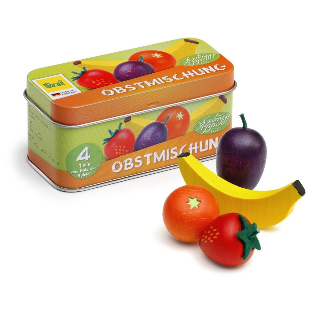 Erzi Obstmischung in der Dose - Kaufladenzubehör