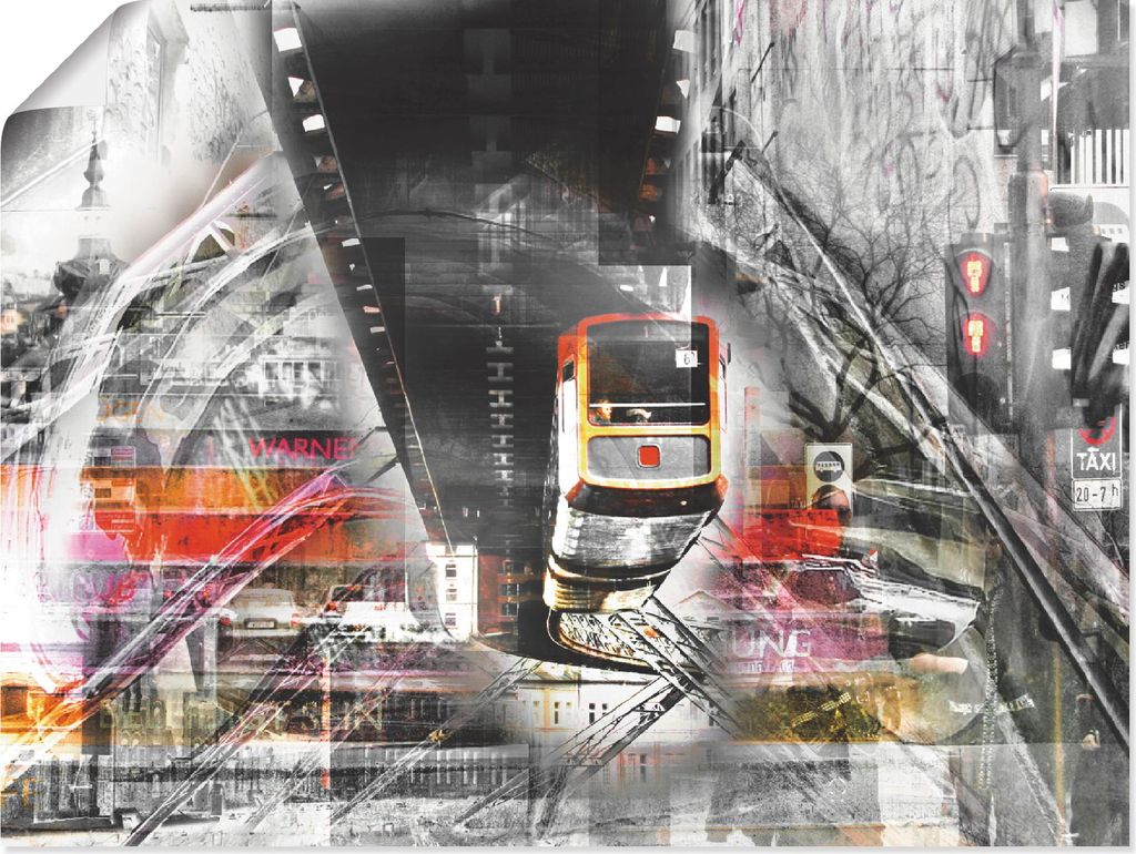 ARTland Poster Moderne Kunst Größe: 80x60 cm