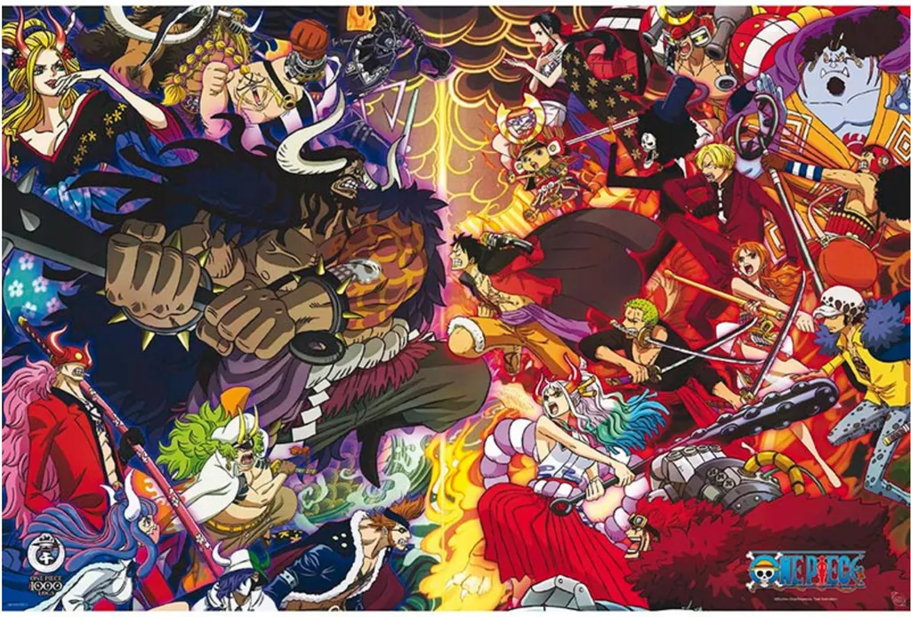 Poster One Piece 1000 Logs 91x61 cm : Fini les Murs Vides et Tristes