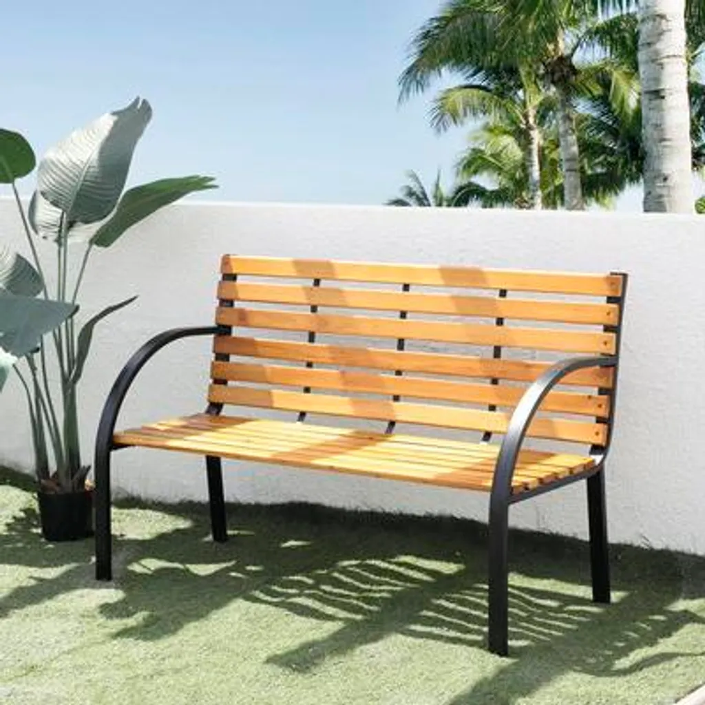 Panchina Moderna AXI Otis | Legno di Cedro per Terrazza e Balcone - 8