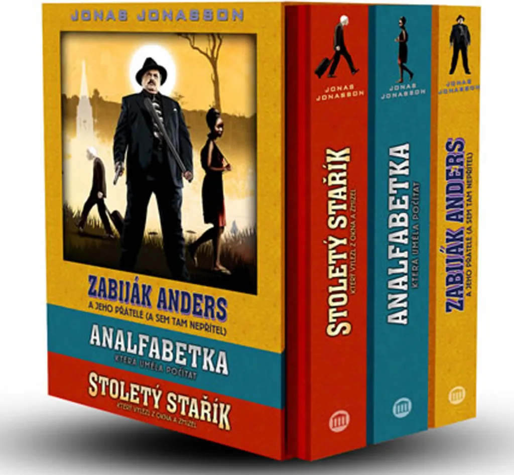 Trilogie Jonas Jonasson en box rigide | 3 livres brochés grand format