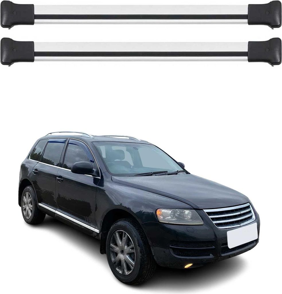 Barres de toit transversales pour VW Touareg 2002-2010 Image du produit 