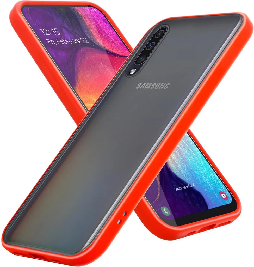 Custodia Cadorabo per Samsung Galaxy A70 / A70s custodia protettiva in silicone TPU trasparente custodia per cellulare ibrida custodia protettiva