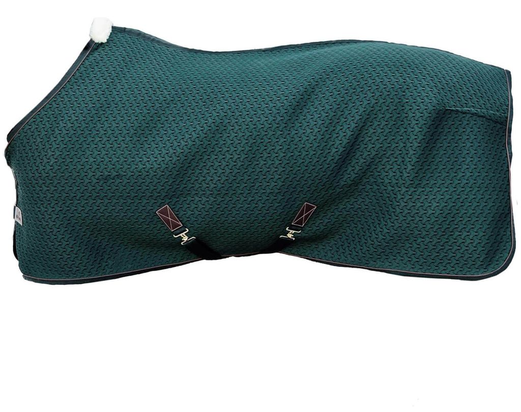 Kentucky Horsewear Abschwitzdecke 4D Spacer Fliegendecke Tannengrün 125 (5'9)