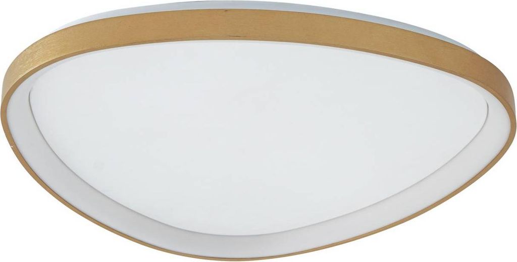 Lucande LED-Deckenleuchte Asken, 61 cm, gold, CCT, dimmbar Produktbild 