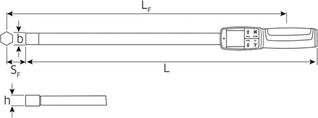 STAHLWILLE 96500906, Klick-Drehmomentschlüssel, 810 g
