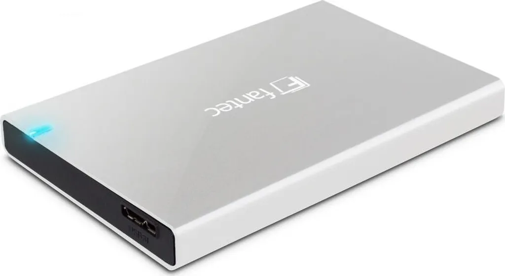 Fantec ALU-25B31 Box Esterno 2.5" USB 3.1 10Gbps Silver - Viaggia Sicuro - 8