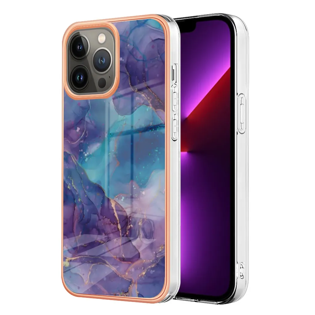 Cover iPhone 13 Pro Max Viola Fantasia - Custodia Silicone Soft Touch