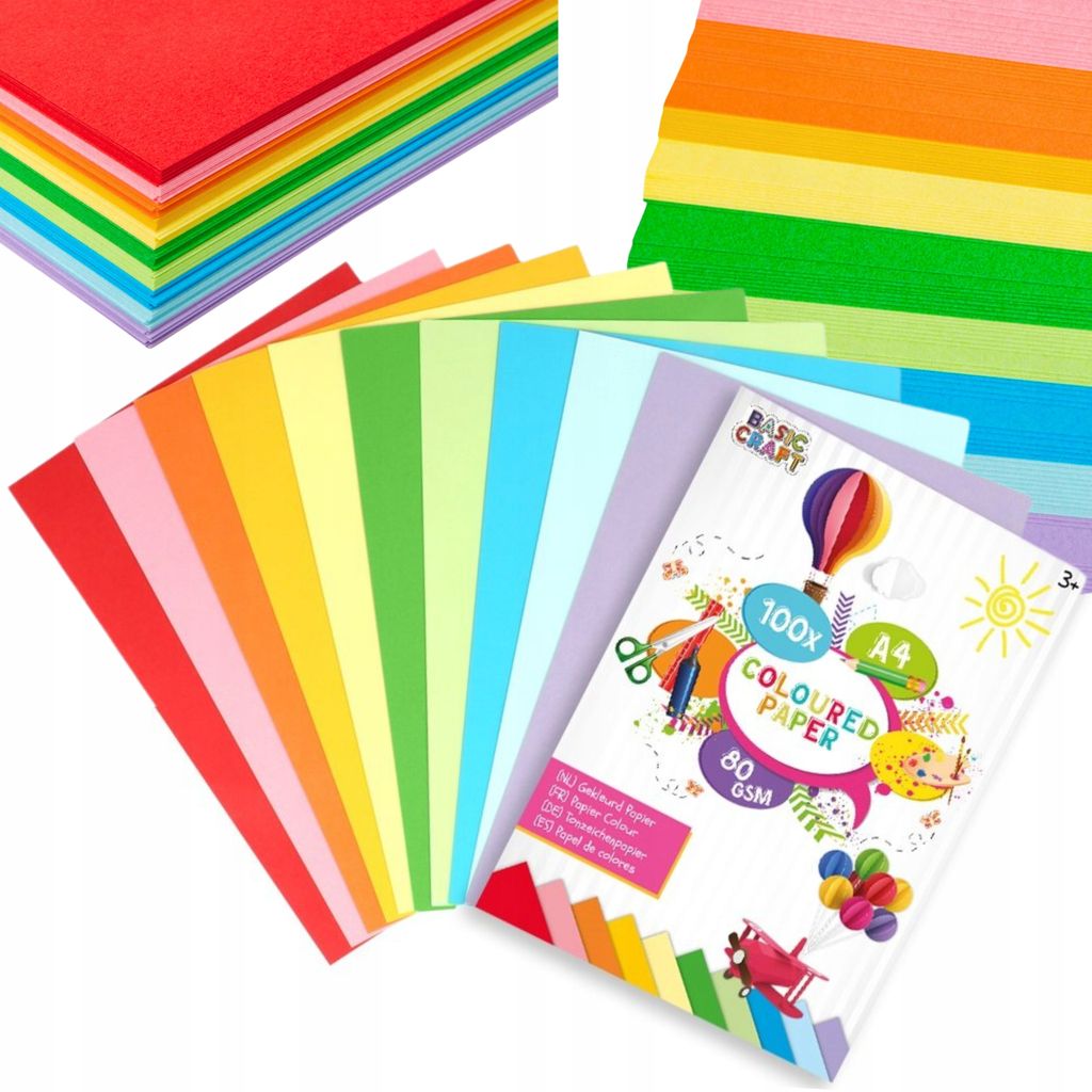 Papierwaren-Set Liderpapel PC52 Bunt 100 Blatt