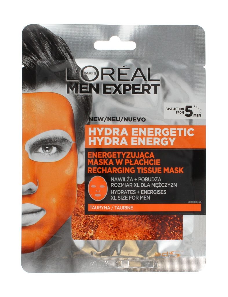 Loreal Men, Expert Hydra, Jednorazová maska pre mužov, 1 Obrázok produktu 