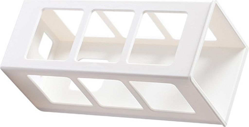 Wandmontierte Haarglätter Halter Rack HIPS Friseur Curling Tools Wand hängende Veranstalter Box für Bad Schlafzimmer Weiß