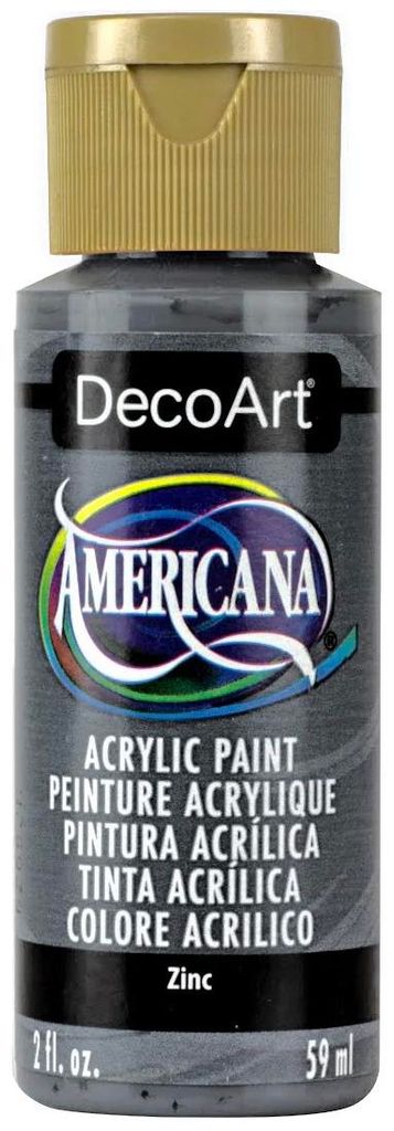 FARBA AKRYLOWA Americana Acrylics - DecoArt - Zinc 59 ml Zdjęcie produktu 