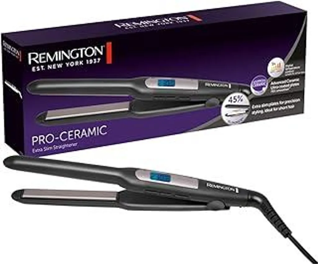 Remington S5515 Piastra Barba e Capelli Corti 230°C Vetroceramica