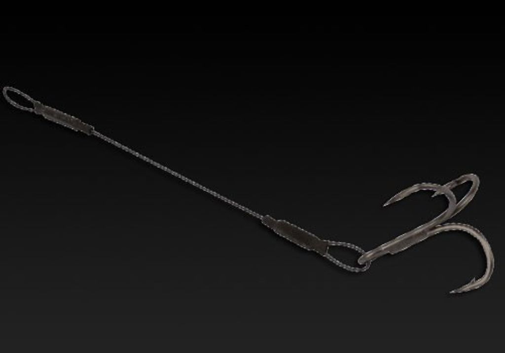 Fox Rage Titanium Stinger Angsthaken Zusatzhaken , Länge/ Tragkraft / Hakengröße:8cm / 23kg / Gr. 4