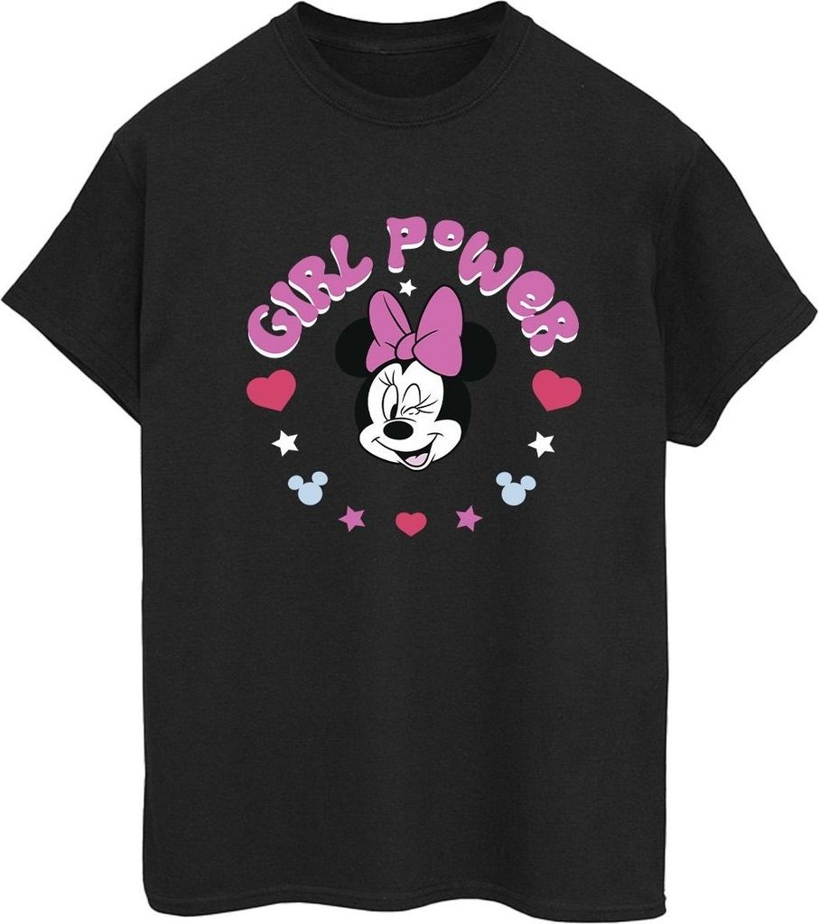 Disney - "Girl Power" T-Shirt für Damen BI39054 (L) (Schwarz)