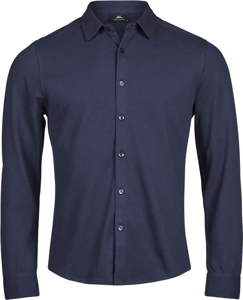 Tee Jays - "Luxury" Hemd für Herren, Stretch RW11297 (S) (Marine)