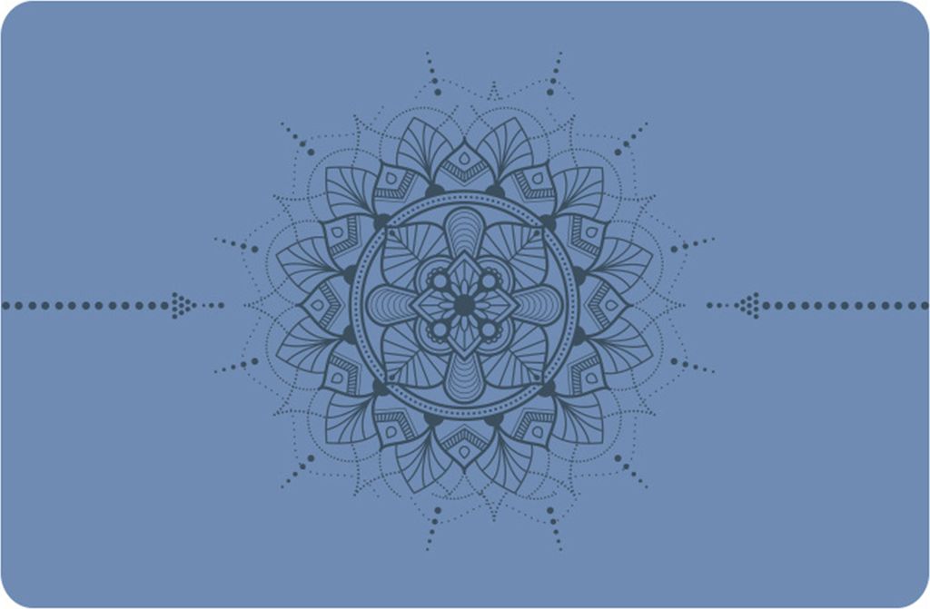 Yogamatte aus Gummi, superweich, dick, verschleißfest, lichtecht, tragbar, Mini-Hilfspad, rutschfeste Kniepolstermatte