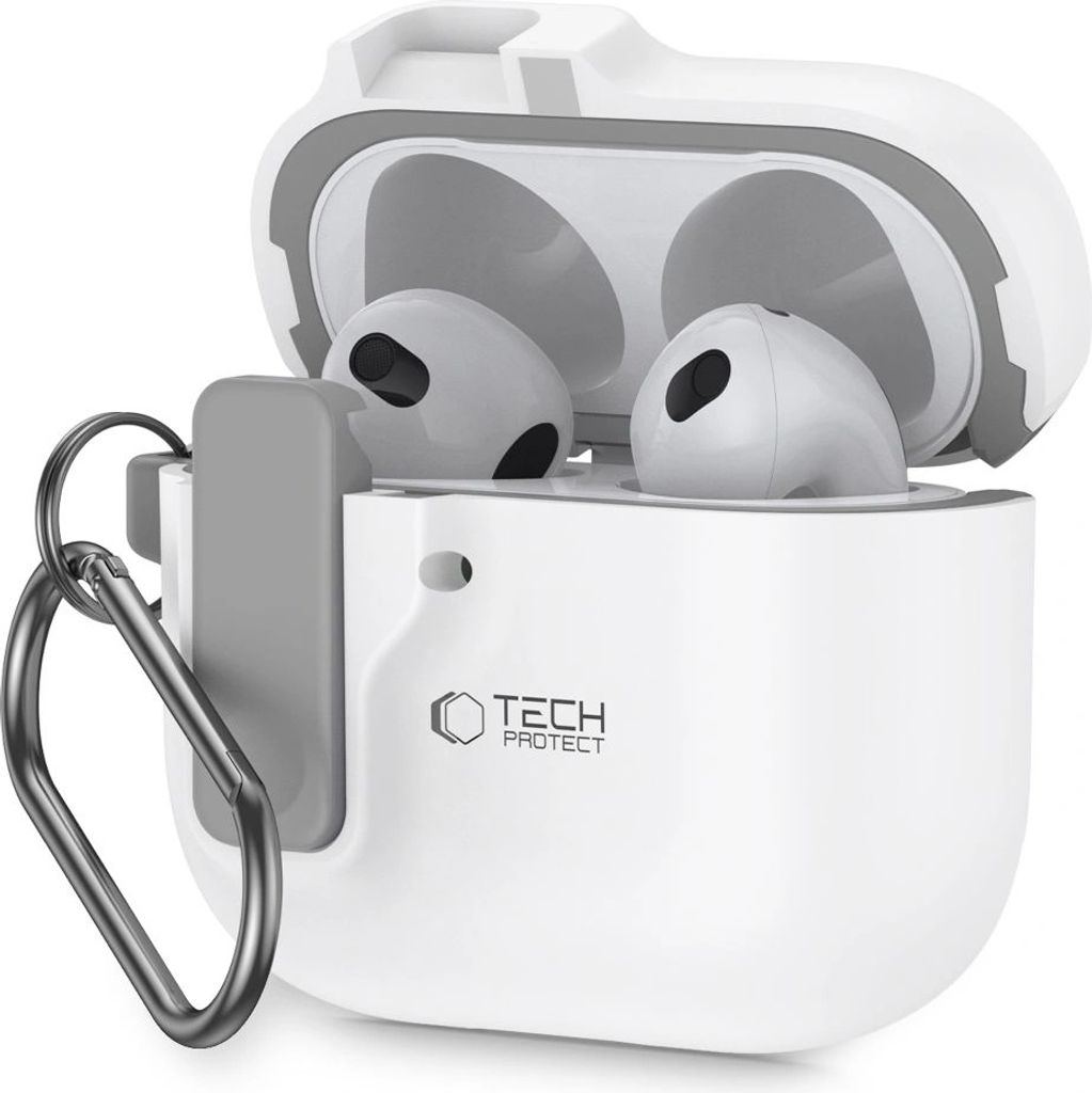 Tech-Protect Slim Case für AirPods 4 - Weiß